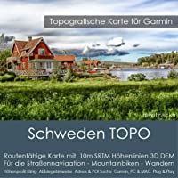 Los mejores  - Suecia Garmin tarjeta Topo 4 GB MicroSD. Mapa Topográfico de GPS Tiempo Libre para Bicicleta Senderismo Excursiones…